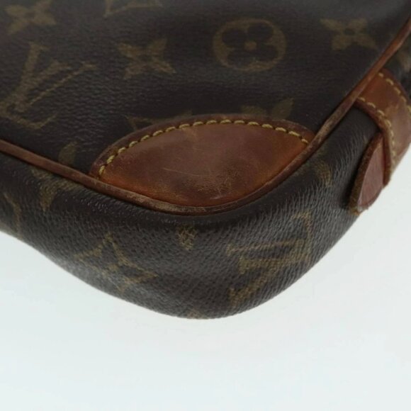 LOUIS VUITTON Monogram Marly Dragonne PM Clutch Bag M51827 LV Auth 91800 - Picture 3 of 16